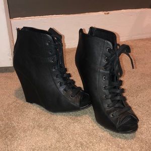 Love Culture Peep Toe Booties